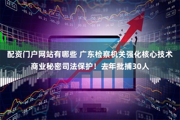 配资门户网站有哪些 广东检察机关强化核心技术商业秘密司法保护！去年批捕30人